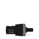 Potenciômetro Linear Ø22mm com Knob W1W22SSM-10 Tipo B de 10KΩ com 1 Volta Preto Sibratec