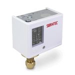 Pressostato PC2 Ajuste 0~2BAR com Autoreset e 1 Contato reversível 16A/220Vca Sibratec
