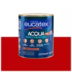 Tinta Acqua Esm Vermelho Brilhante 900 ml Eucatex