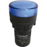 Sinaleiro LK16-22 Azul 24VCA Lukma 16008
