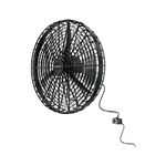 Ventilador de Parede Industrial 1M Alta Vazão Preto Ventisol