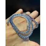 Conjunto Colar e Pulseira Zircônia Lesprit 6818000 Ródio Azul