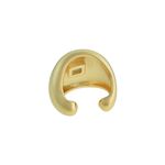 Brinco Piercing de Pressão Zircônia Lesprit LB23611 Dourado Cristal