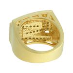 Anel Zircônia Lesprit 4206 Dourado Cristal