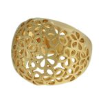 Anel Metal Lesprit 00040 Dourado Fosco