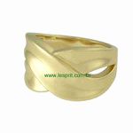 Anel Metal Lesprit 00061 Dourado X
