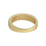 Anel Zircônia Lesprit U18K080211 Dourado Cristal