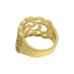 Anel Zircônia Lesprit LA07411WGL Dourado Cristal