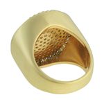 Anel Zircônia Lesprit LA10091 Dourado Cristal