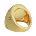 Anel Zircônia Lesprit LA10391 Dourado Cristal