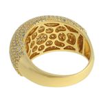 Anel Zircônia Lesprit 6011356 Dourado Cristal