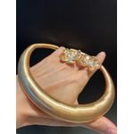 Colar Choker Metal Fosco Lesprit 7800938 Dourado