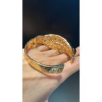 Pulseira Bracelete Zircônia Lesprit 6013548 Dourado Cristal
