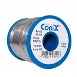 Solda Estanho 60x40 1mm C/ Fluxo Rolo 500g Cobix
