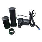 Acelerador C/ Marcador de Bateria 36v (Meio Punho - Plug Prova D' Água)