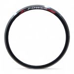 Aro 26", Alumínio, Parede Dupla, C/ Ilhos, V-brake, 36 Furos, CLASSIC/STYLE | Cor: Preto Fosco