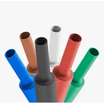 Tubo Termo Retrátil Emborrachado 2,4mm (metro)