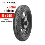 Pneu 14" x 2.50 (64-254) Tubeless H-972M CHAO YANG Cor: Preto
