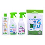 Kit Roupinhas Limpinhas - Tira Manchas Detergente Saco Lava Roupas Agua De Passar