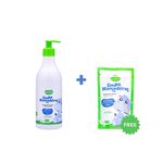 Detergente De Mamadeiras Orgânico + Refil Grátis - Limpa Mamadeiras Bioclub® 500ml