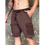 Bermuda Masculina Cargo com Bolsos Laterais