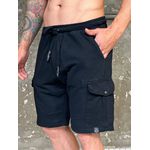 Bermuda Masculina Cargo com Bolsos Laterais