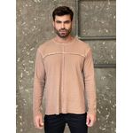 Blusa Masculina Estonada com Costuras Expostas