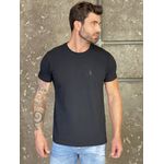 Camiseta Masculina Básica Bordada