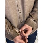 Camisa Masculina Lavada com Efeito Estonado 
