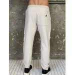 Calça Jogger Masculina Off White com Estampa Floral