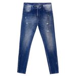 CALÇA JEANS SKINNY CROPPED 