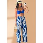 Calça Pantalona Azul Mandy