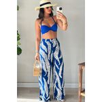 Calça Pantalona Azul Mandy