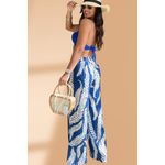 Calça Pantalona Azul Mandy