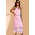 Vestido Tricot Modal Flor do Caribe