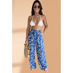 Calça Pantalona Azul Malia