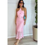 Vestido Tricot Modal Flor do Caribe