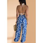 Calça Pantalona Azul Malia