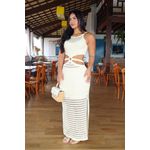Vestido Tricô Branco Maya