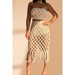 Conjunto Aurora Malha Bege
