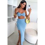 Conjunto Tricot Emma Azul