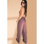 Calça Pantalona Marrom Malia