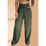 Calça Pantalona Verde Musgo Malia