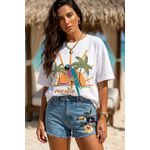 Camiseta Feminina Paraiso Tropical