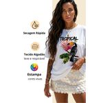 Camiseta Feminina Tropical