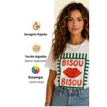 Camiseta Feminina Bisou Bisou
