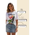 Camiseta Feminina Tropical