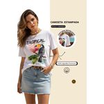 Camiseta Feminina Tropical