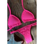 Biquíni Cortininha Marquinha de Fita Azul Rosa Chicelete Finy