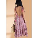 Vestido Seda Leveza Romantica